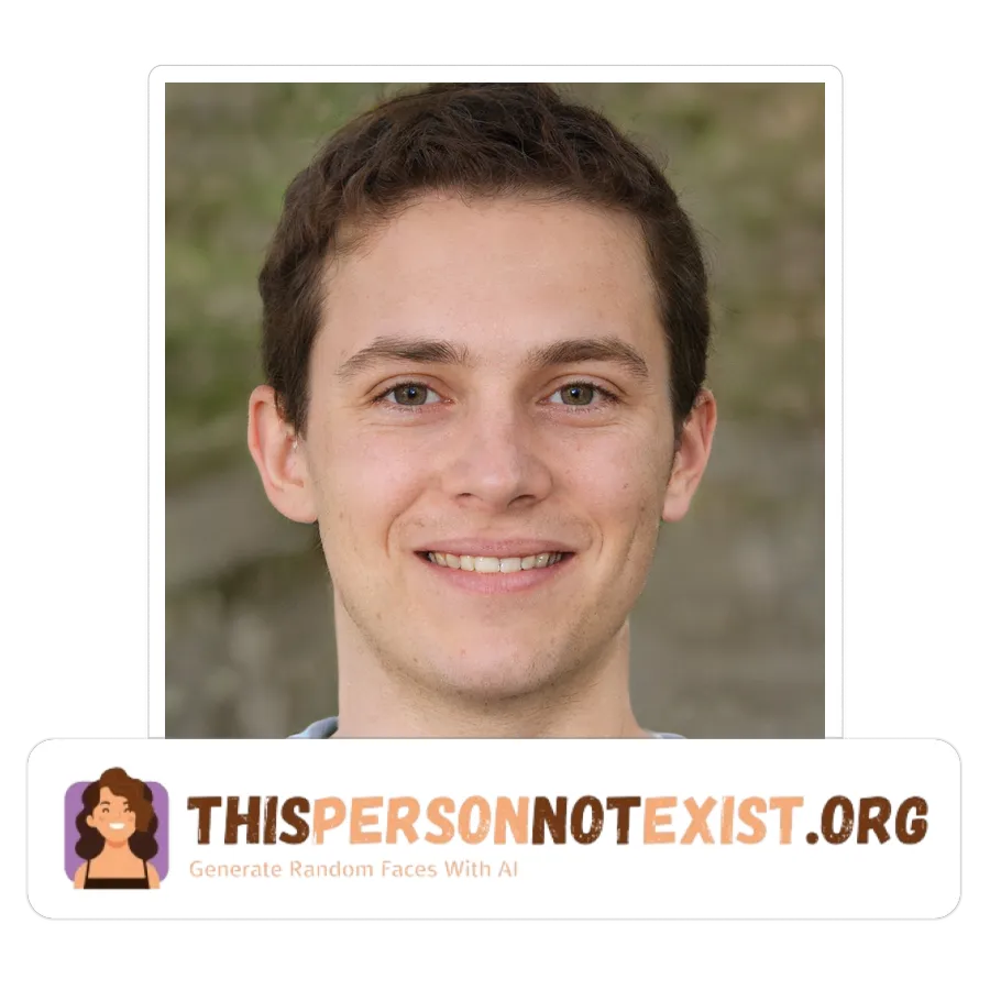 AI-Generated My Face from thispersonnotexist.org By Hunter Harmon on 11:19, Saturday, 16 Nov, 2024